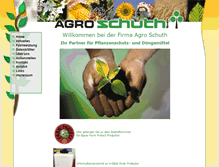 Tablet Screenshot of agro-schuth.de